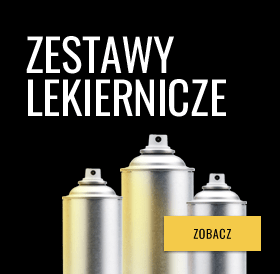 Lakier samochodowy w sprayu - zestaw