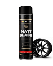 Czarny Mat Lakier do felg MOTIP 600ml